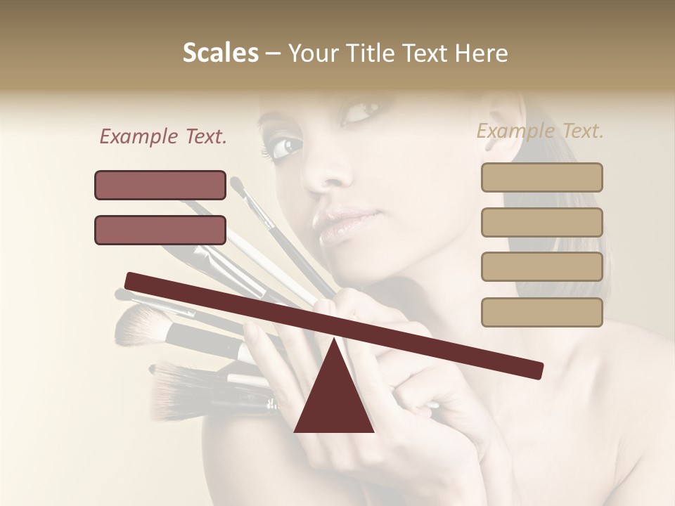 Clear Caucasian Facial PowerPoint Template