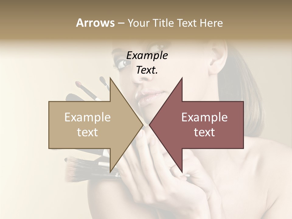 Clear Caucasian Facial PowerPoint Template
