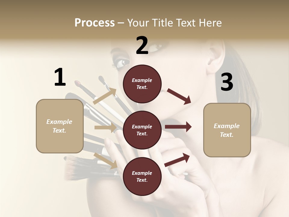Clear Caucasian Facial PowerPoint Template