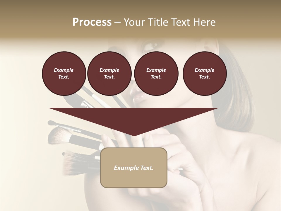 Clear Caucasian Facial PowerPoint Template