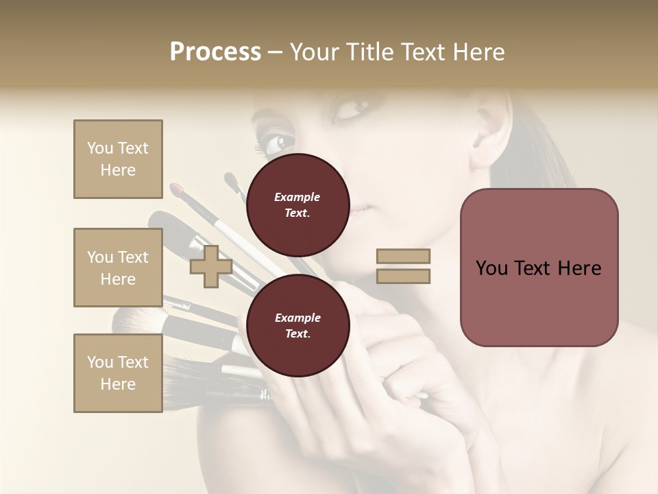 Clear Caucasian Facial PowerPoint Template