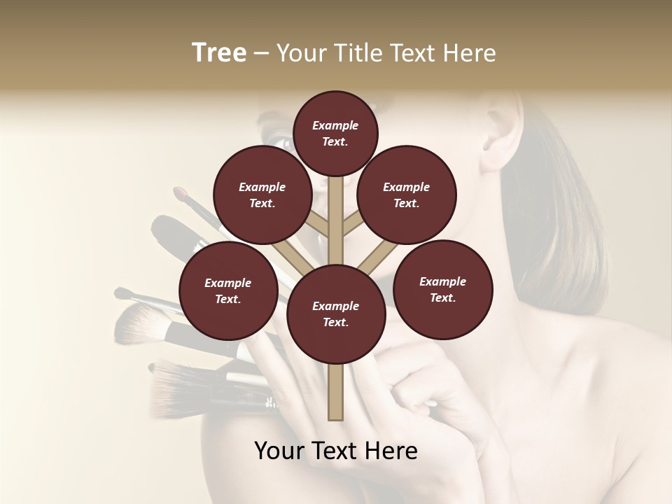 Clear Caucasian Facial PowerPoint Template