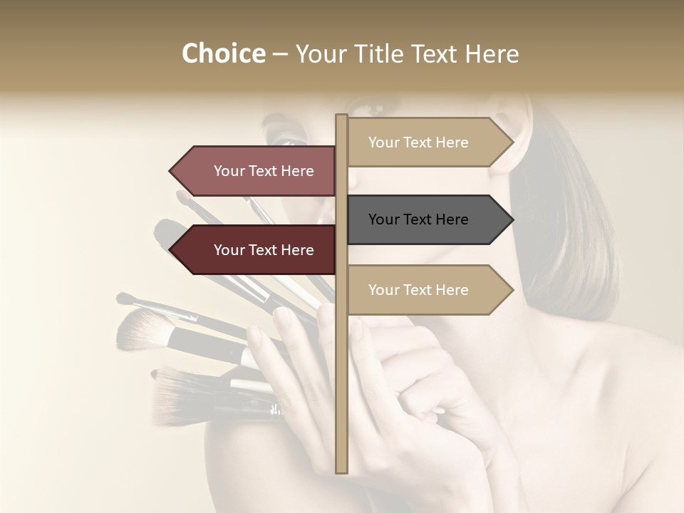 Clear Caucasian Facial PowerPoint Template