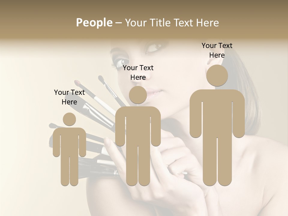 Clear Caucasian Facial PowerPoint Template