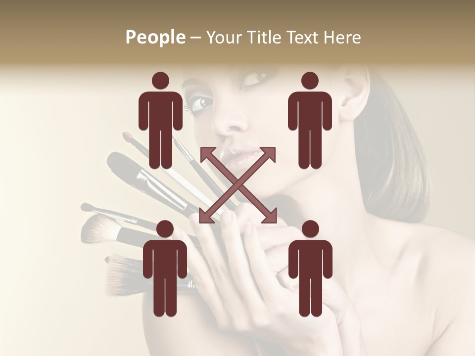 Clear Caucasian Facial PowerPoint Template