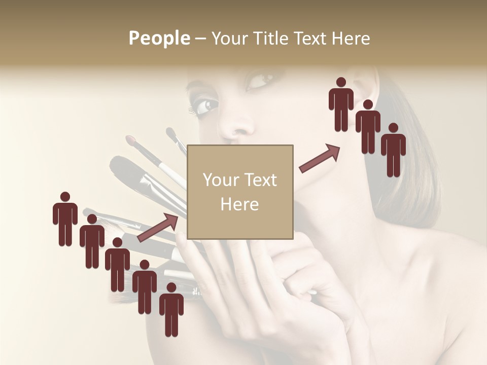 Clear Caucasian Facial PowerPoint Template