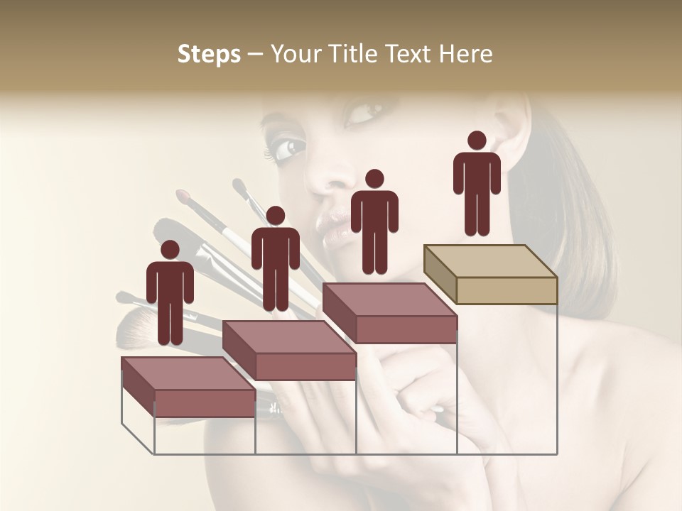 Clear Caucasian Facial PowerPoint Template