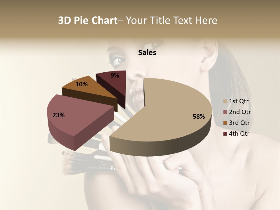 Clear Caucasian Facial PowerPoint Template