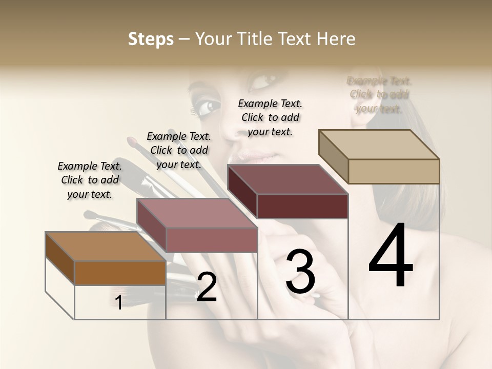 Clear Caucasian Facial PowerPoint Template
