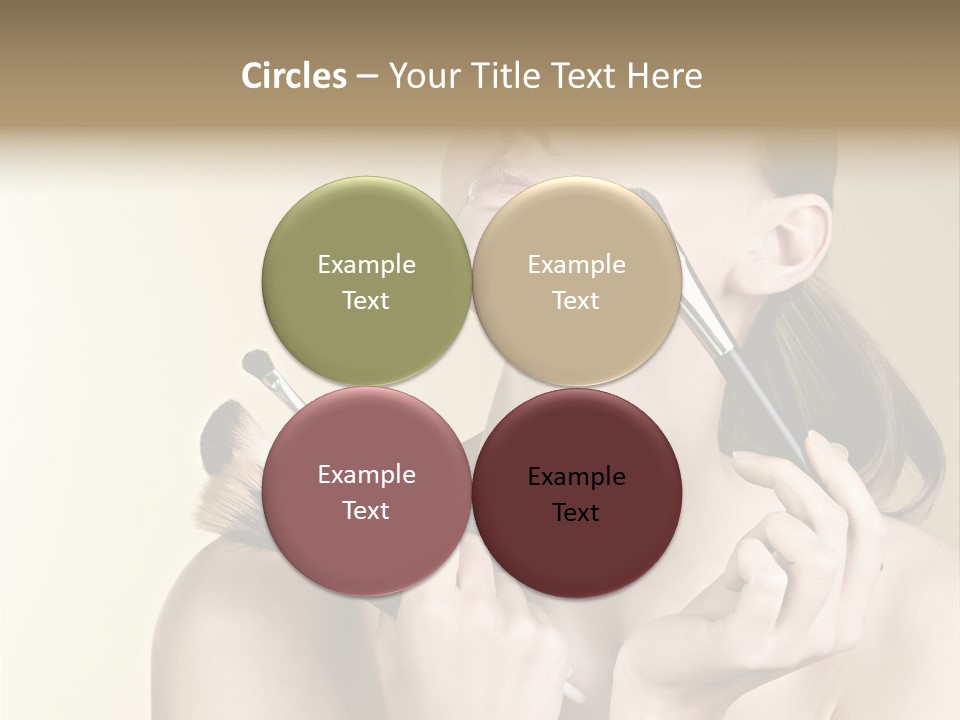 Female Fashion Healthy PowerPoint Template