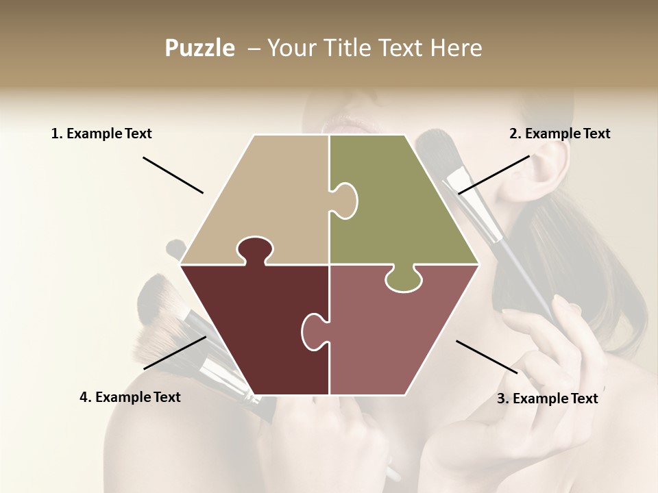 Female Fashion Healthy PowerPoint Template