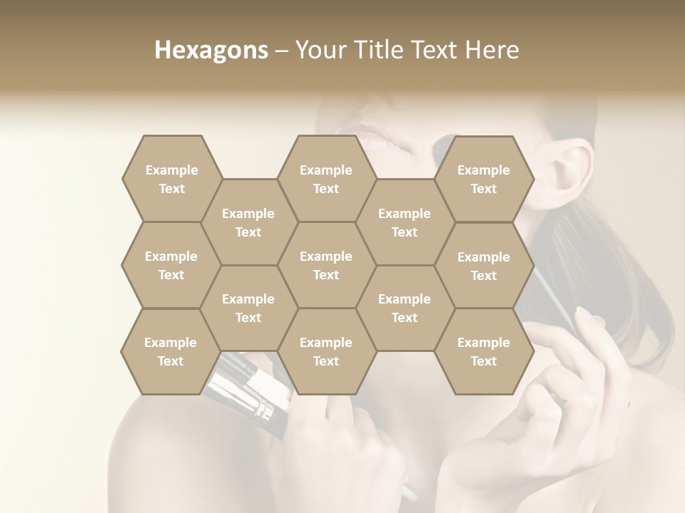 Female Fashion Healthy PowerPoint Template