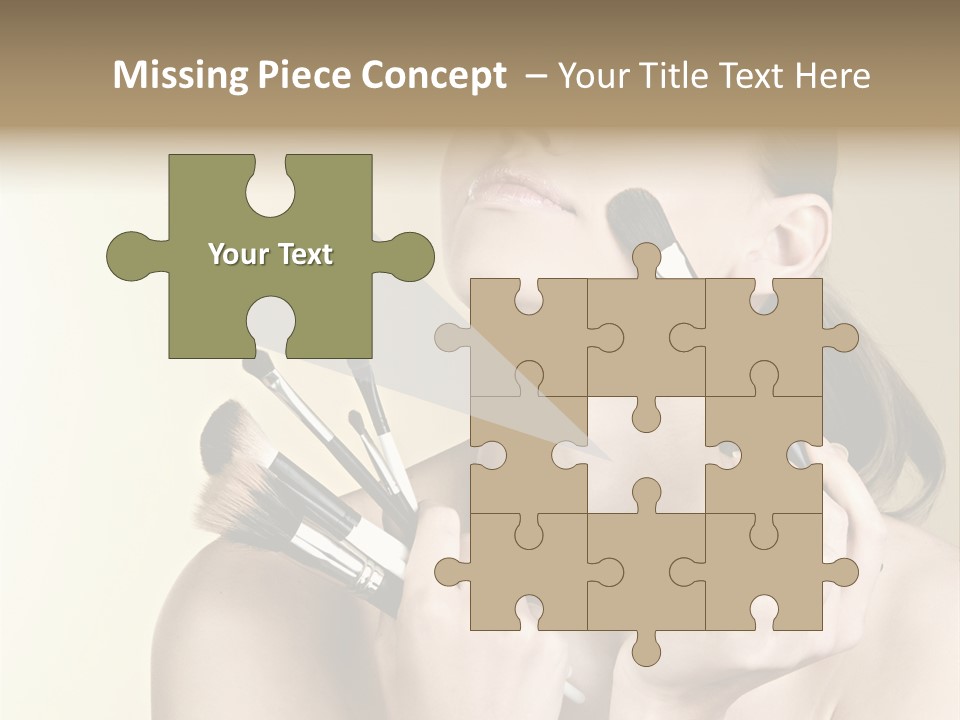 Female Fashion Healthy PowerPoint Template