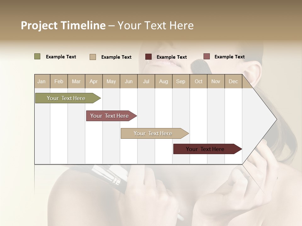 Female Fashion Healthy PowerPoint Template