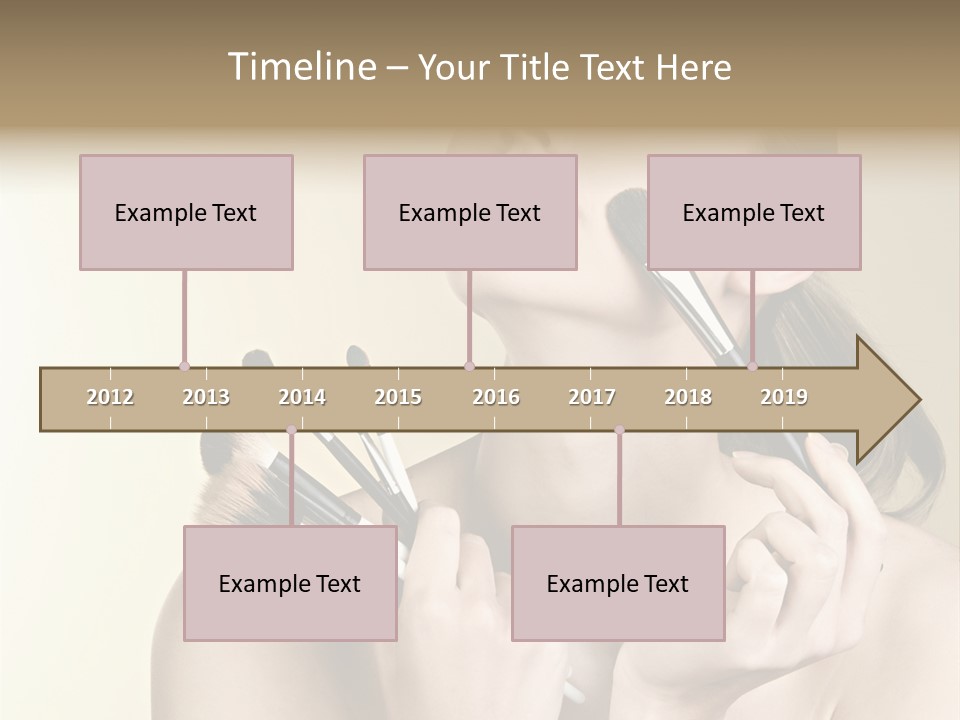 Female Fashion Healthy PowerPoint Template