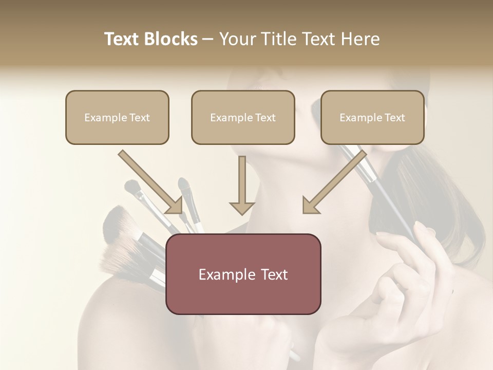 Female Fashion Healthy PowerPoint Template