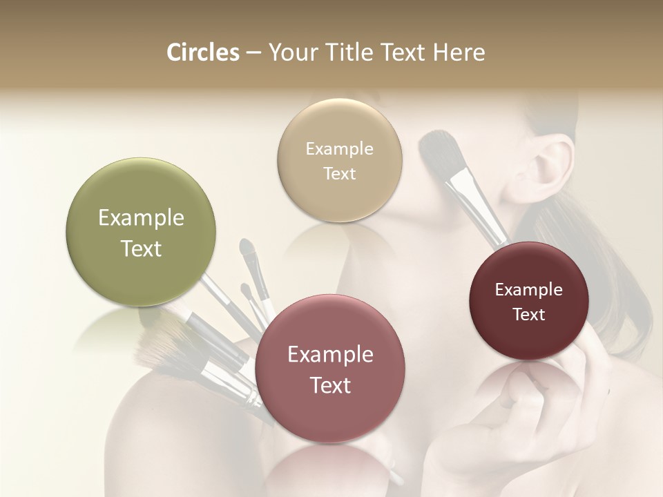 Female Fashion Healthy PowerPoint Template