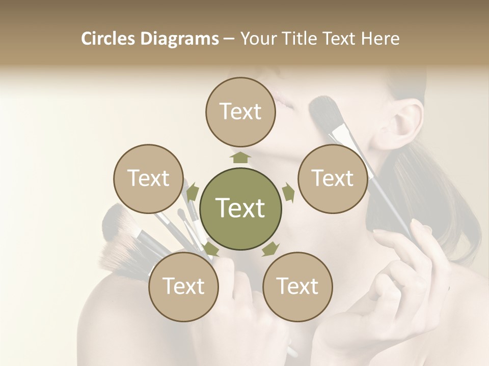 Female Fashion Healthy PowerPoint Template