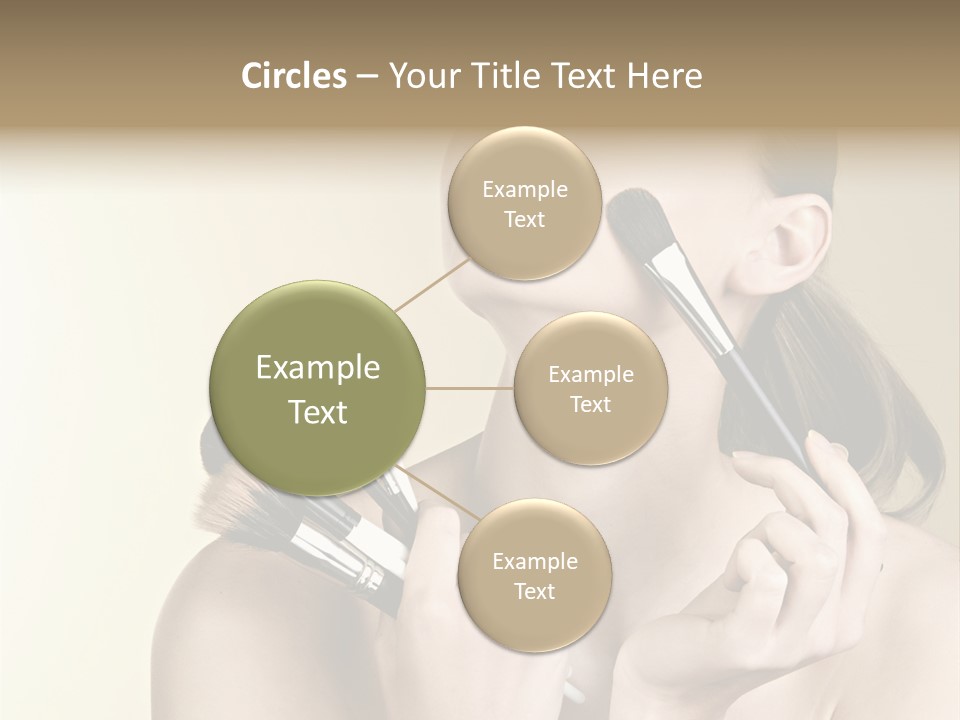 Female Fashion Healthy PowerPoint Template