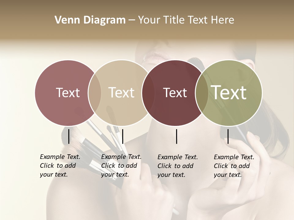 Female Fashion Healthy PowerPoint Template