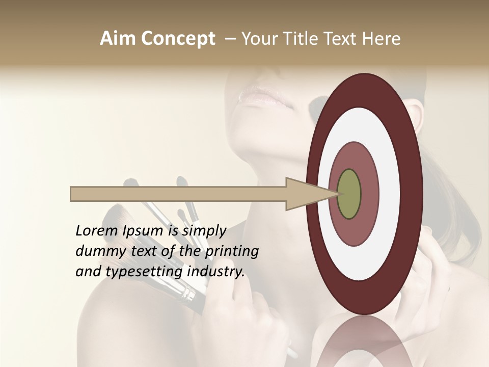 Female Fashion Healthy PowerPoint Template