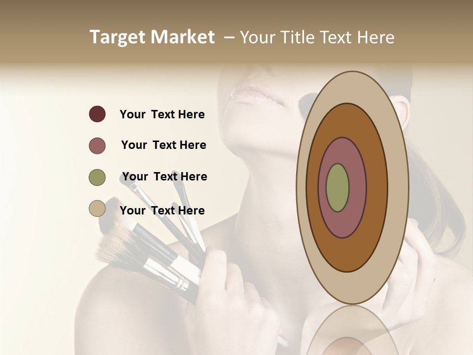 Female Fashion Healthy PowerPoint Template