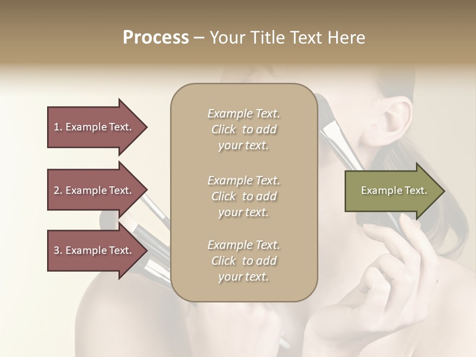 Female Fashion Healthy PowerPoint Template