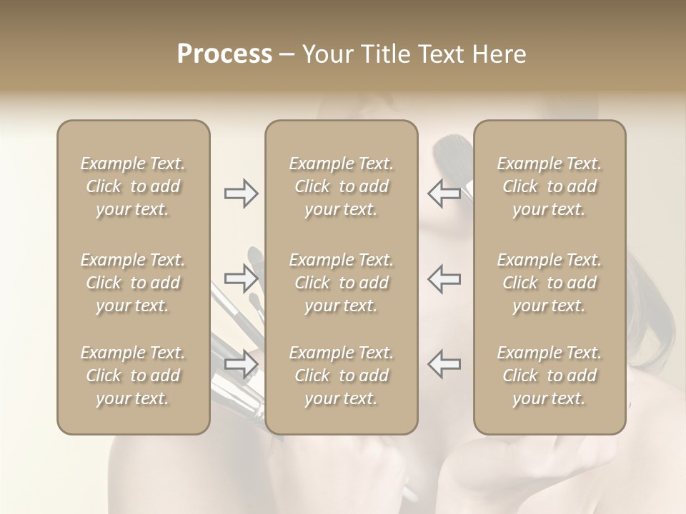 Female Fashion Healthy PowerPoint Template