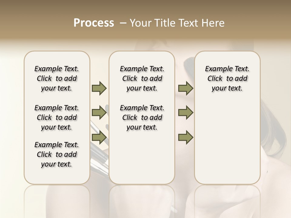 Female Fashion Healthy PowerPoint Template