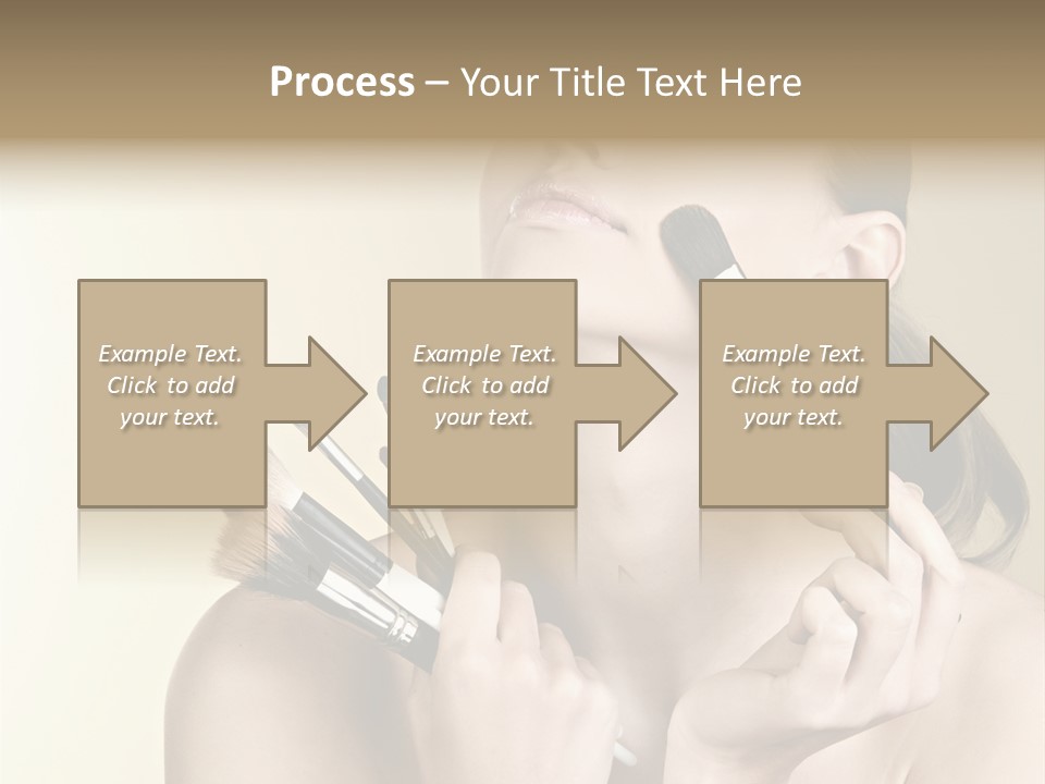 Female Fashion Healthy PowerPoint Template