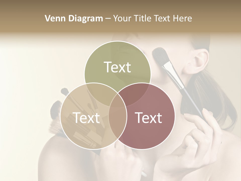 Female Fashion Healthy PowerPoint Template