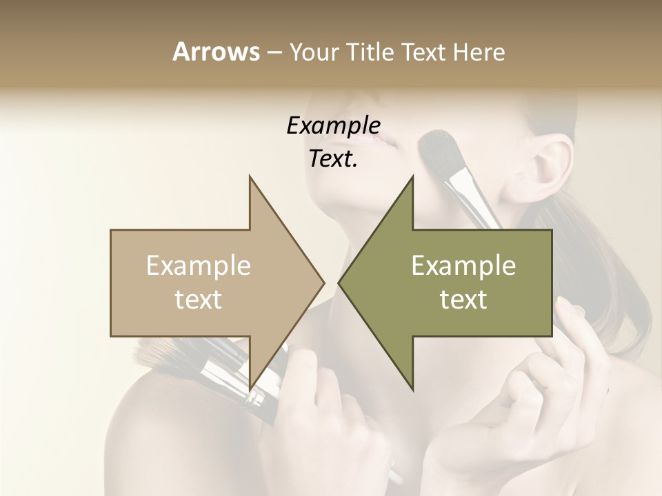 Female Fashion Healthy PowerPoint Template