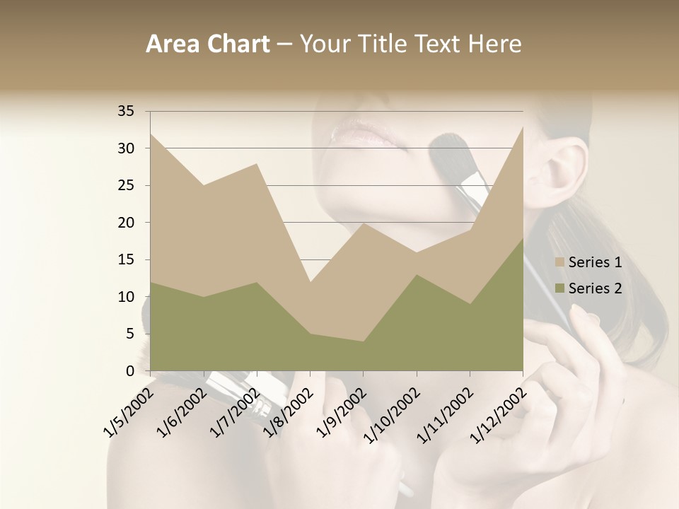 Female Fashion Healthy PowerPoint Template