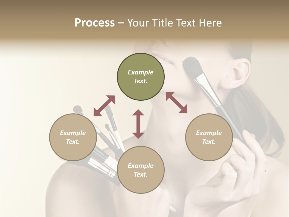 Female Fashion Healthy PowerPoint Template