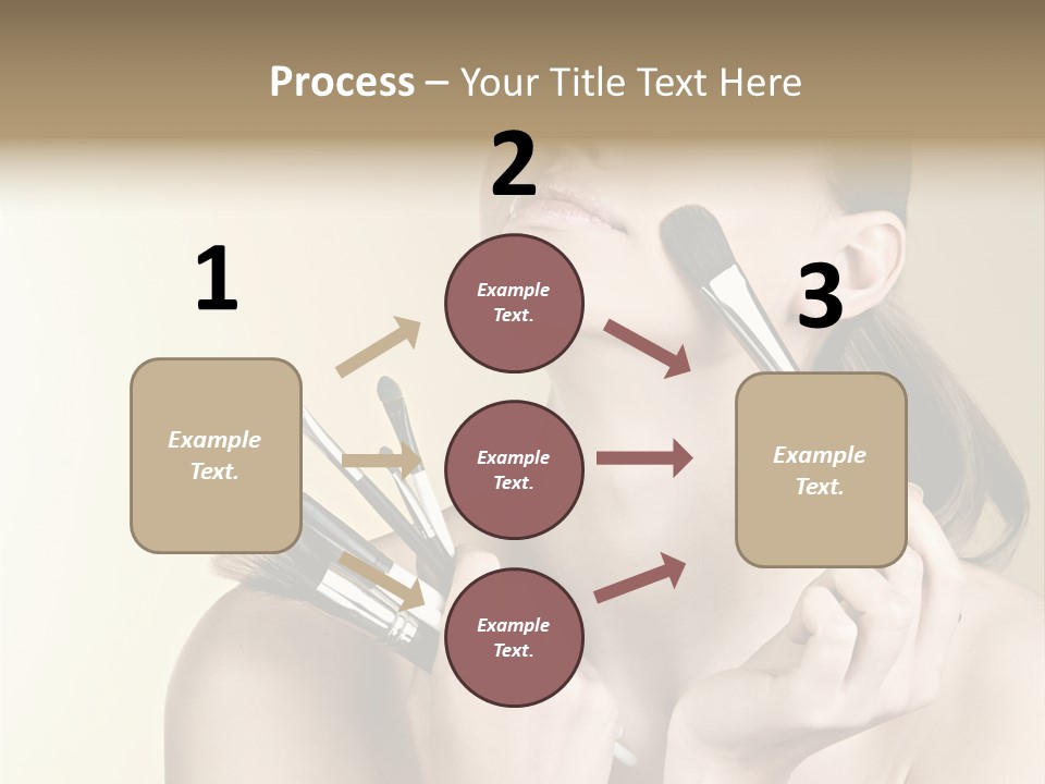 Female Fashion Healthy PowerPoint Template