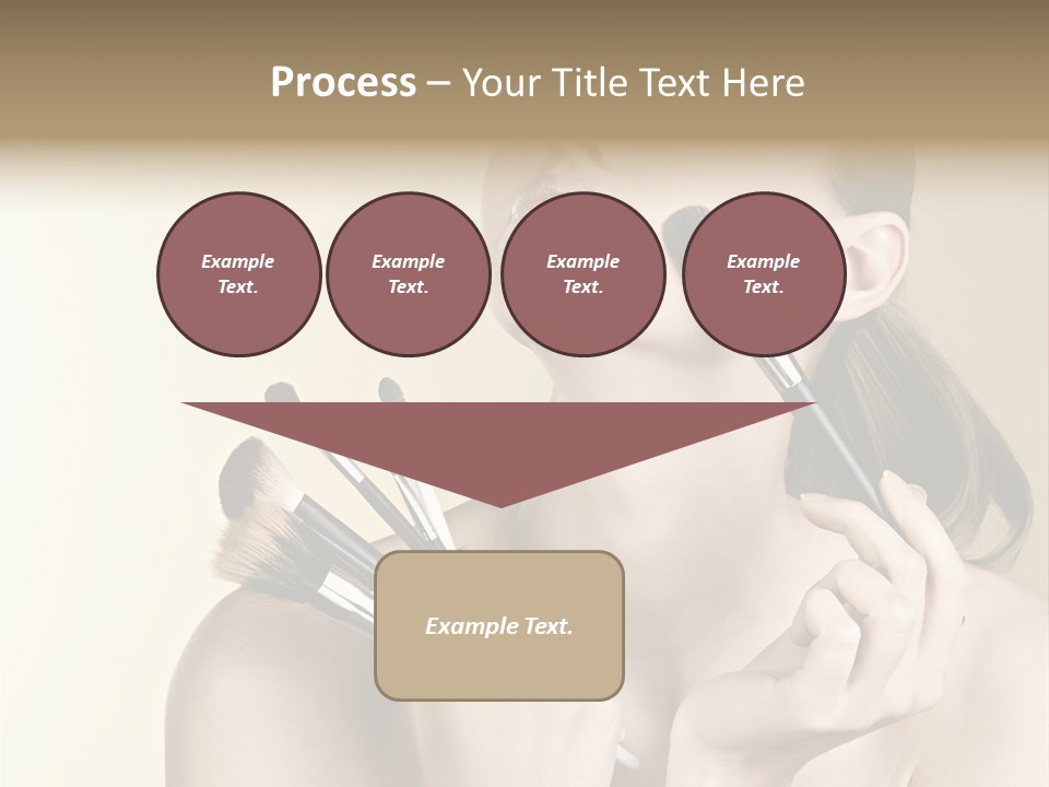 Female Fashion Healthy PowerPoint Template