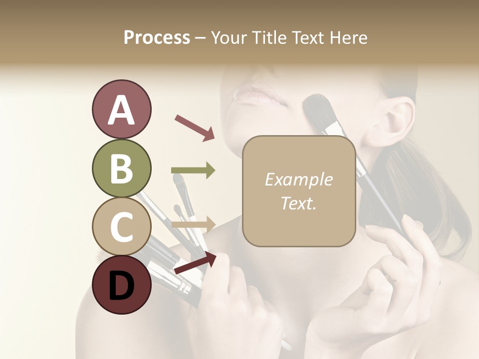 Female Fashion Healthy PowerPoint Template