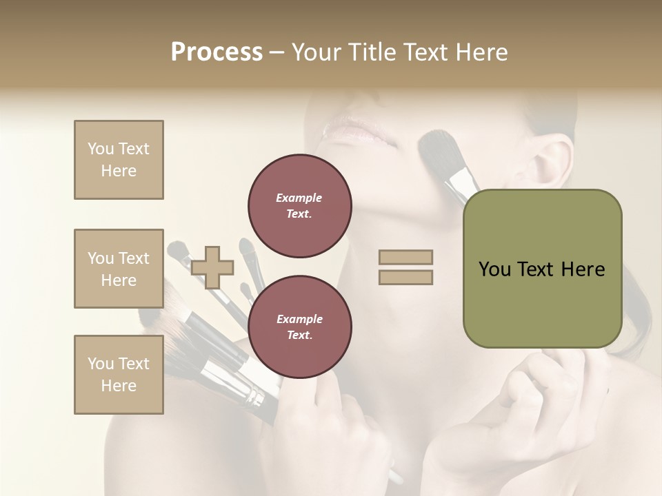 Female Fashion Healthy PowerPoint Template