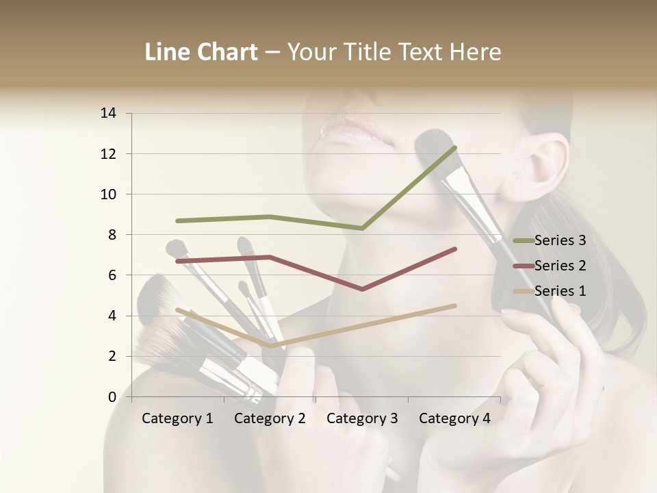 Female Fashion Healthy PowerPoint Template