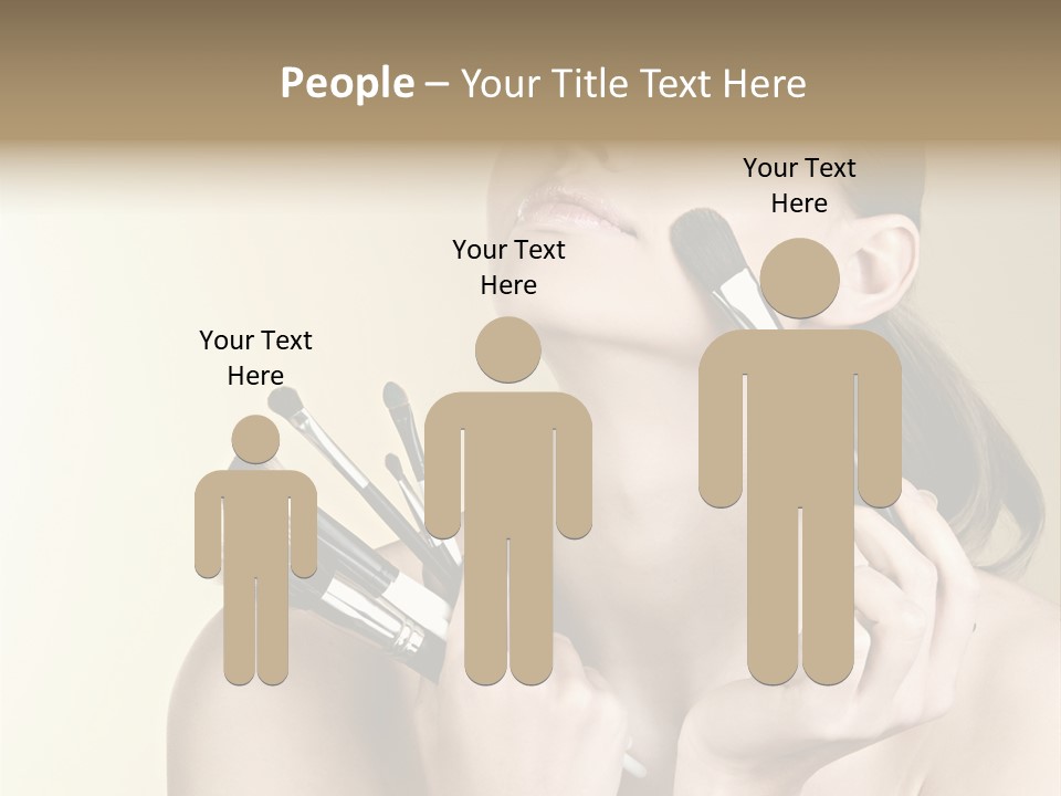 Female Fashion Healthy PowerPoint Template