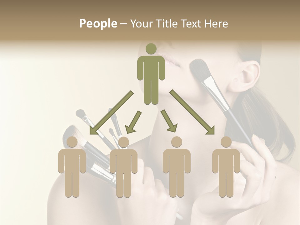 Female Fashion Healthy PowerPoint Template