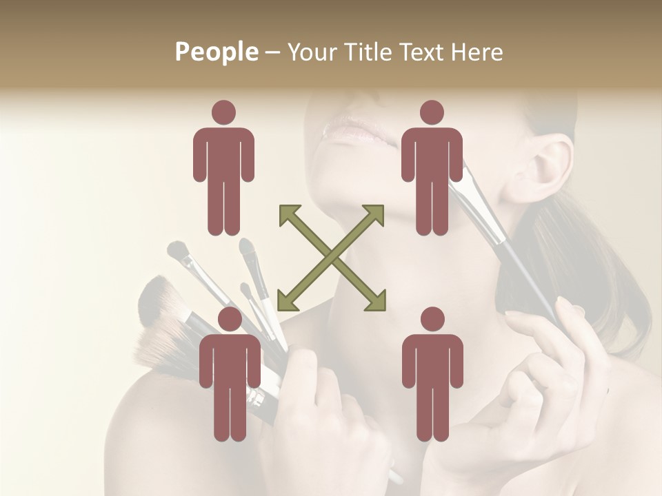 Female Fashion Healthy PowerPoint Template