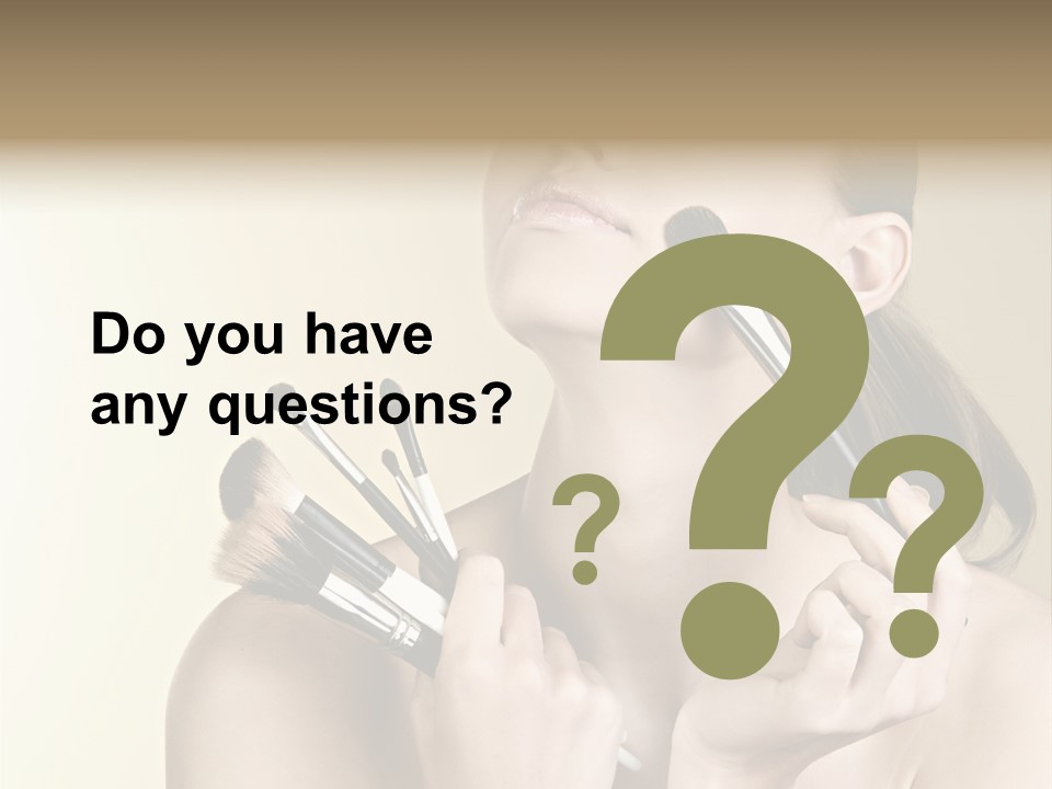 Female Fashion Healthy PowerPoint Template