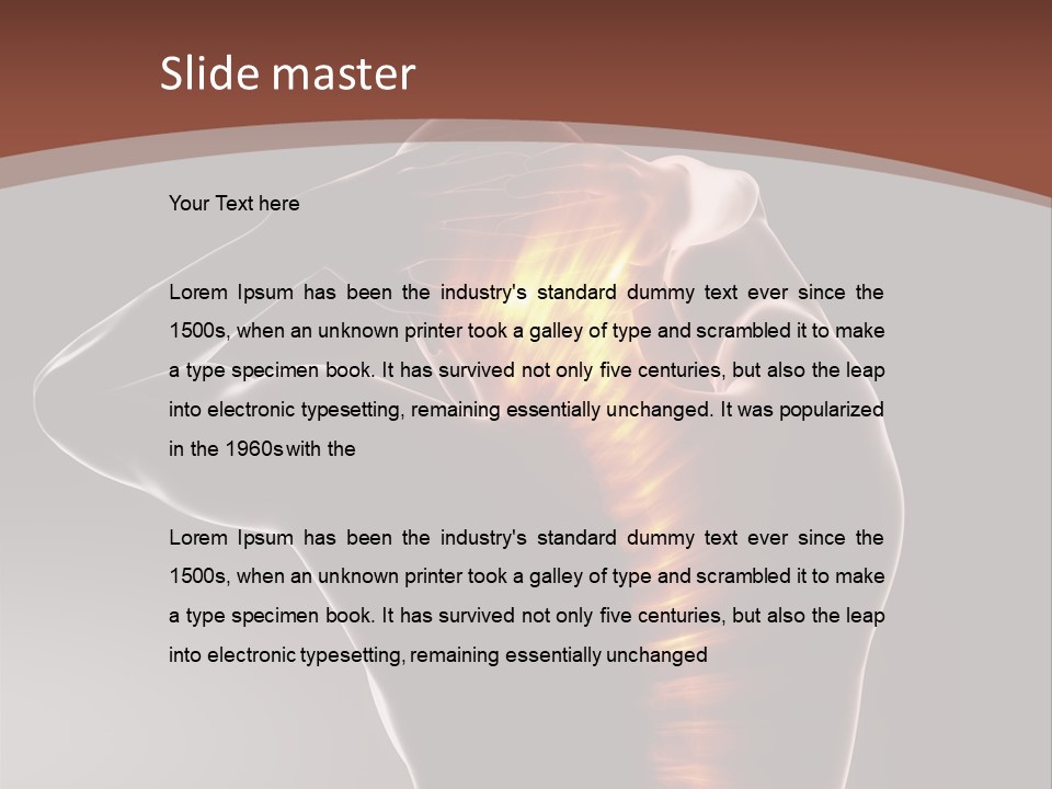 Medicine Xray Rheumatism PowerPoint Template