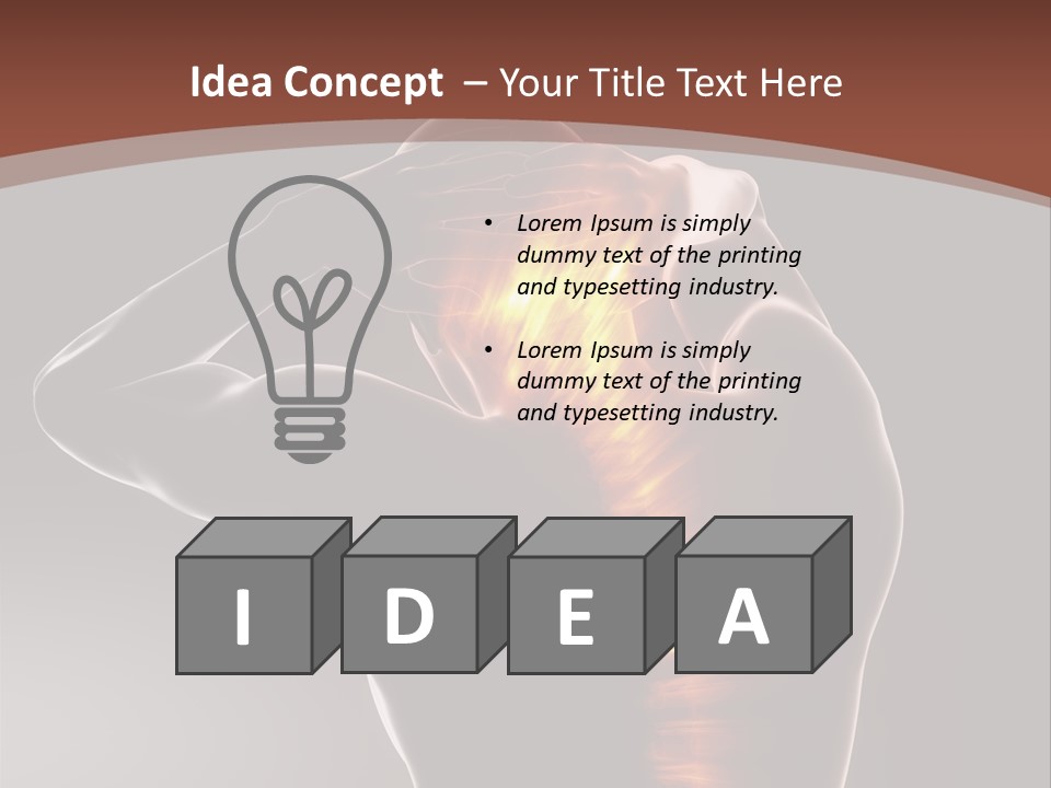Medicine Xray Rheumatism PowerPoint Template