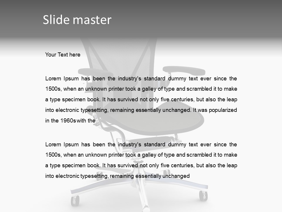 Bench Company Simple PowerPoint Template