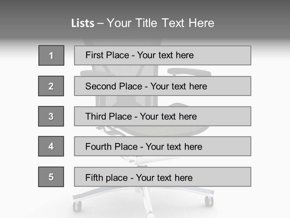 Bench Company Simple PowerPoint Template