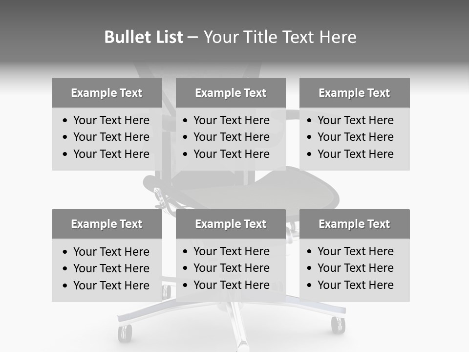 Bench Company Simple PowerPoint Template