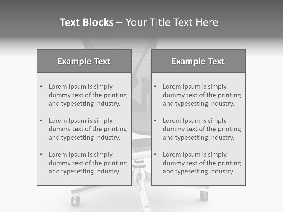Bench Company Simple PowerPoint Template