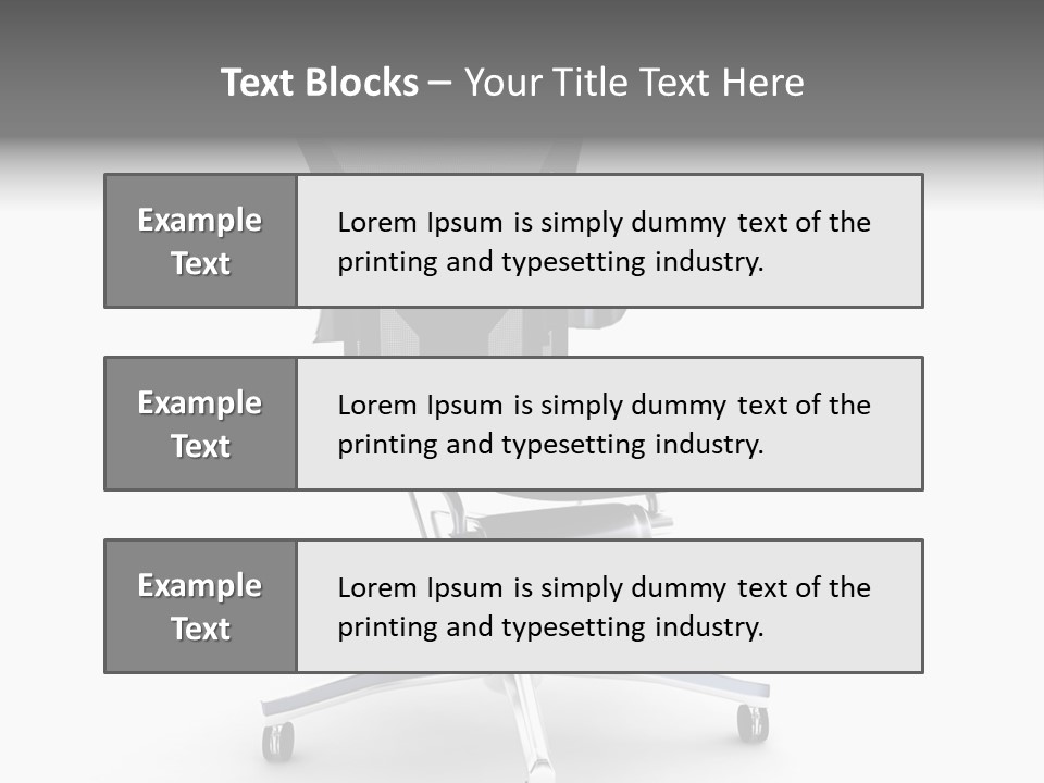 Bench Company Simple PowerPoint Template